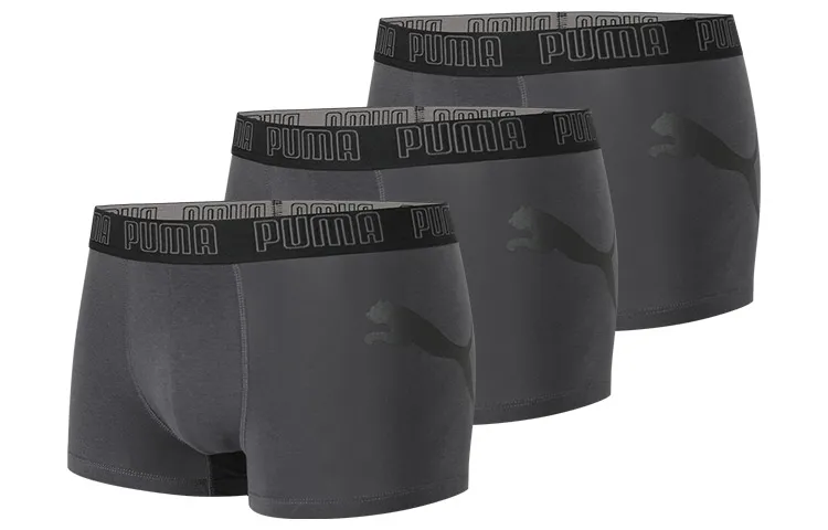 PUMA Boxer Briefs Men's Combo Set Dark Gray