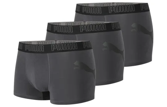 PUMA Boxer Briefs Men's Combo Set Dark Gray