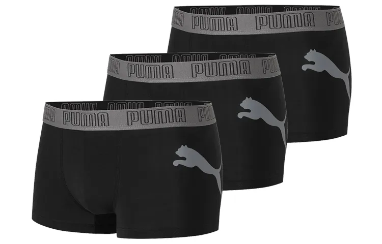 PUMA Boxer Briefs Men's Combo Set Black