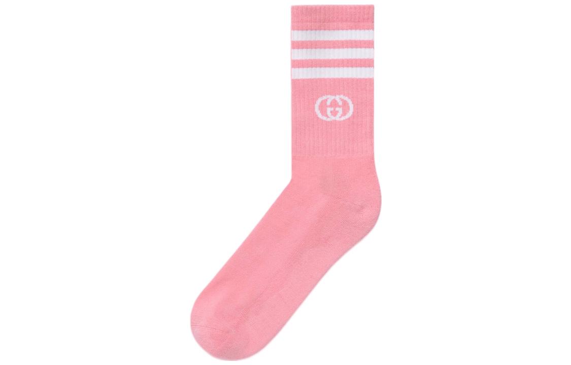GUCCI X Adidas Ankle Socks Pink/White