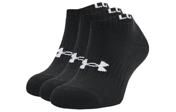 Under Armour Ankle Socks Unisex 3 Pack Black
