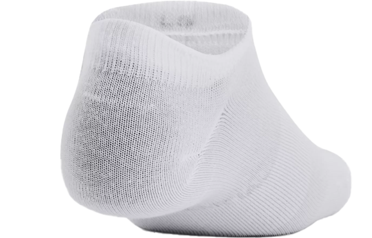 Under Armour Ankle Socks Unisex 6 Pack White