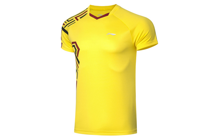 Li Ning Casual Sportswear Men’s Dandelion Yellow V Neck Moderate