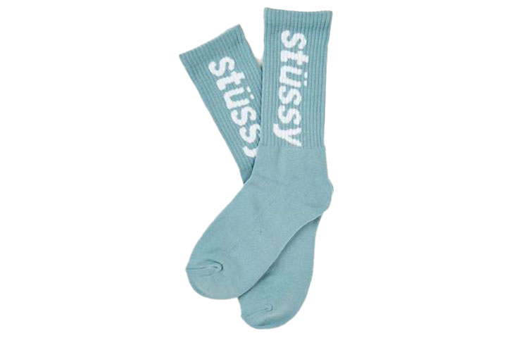Stussy Helvetica Jacquard Crew Socks   11