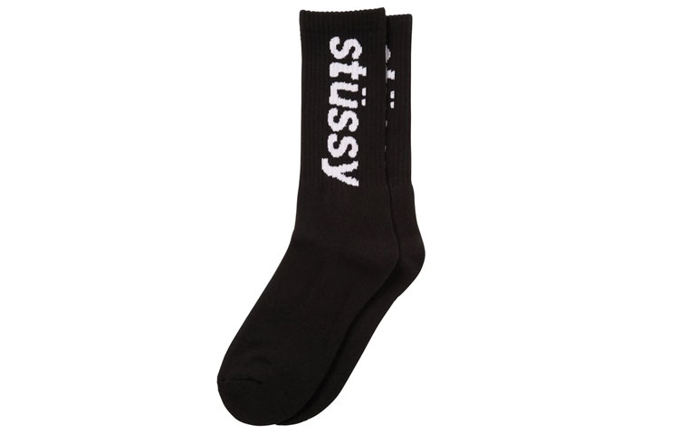 Stussy Helvetica Jacquard Crew Socks   11