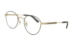 GUCCI Metal Oval Prescription Glasses Men's Black