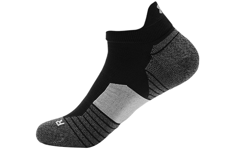 Under Armour Ankle Socks Unisex 2 Pack Black/White