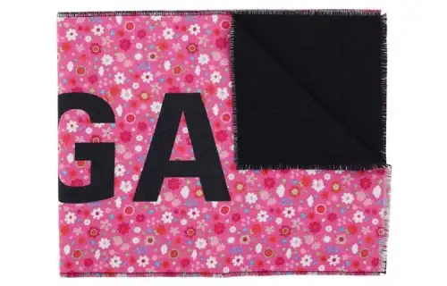 Balenciaga Knit Scarf Unisex Pink