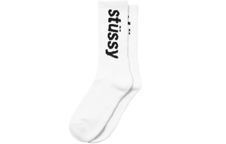 Stussy Helvetica Jacquard Crew Socks   11