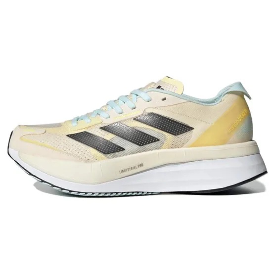 Adidas Adizero Boston 11 Running Shoes Women's Low-top Light Brown