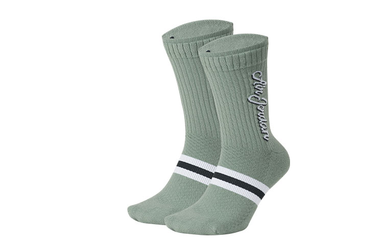 Jordan Crew Socks Unisex Seaweed Green