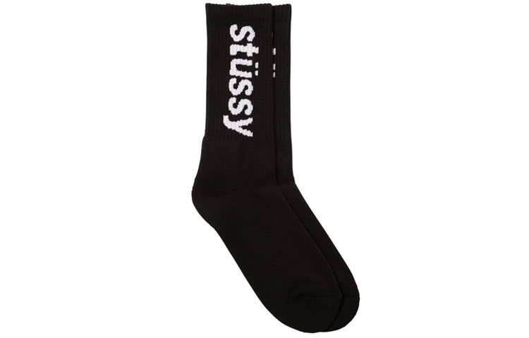 Stussy Helvetica Jacquard Crew Socks   11