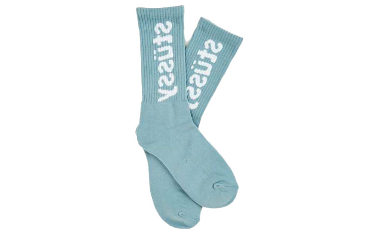 Stussy Helvetica Jacquard Crew Socks   11