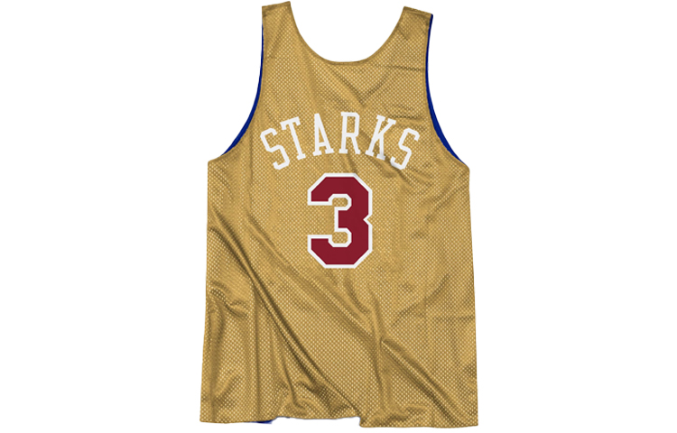 Mitchell Ness Basketball Jerseys Unisex Blue Moderate Bib & Brace