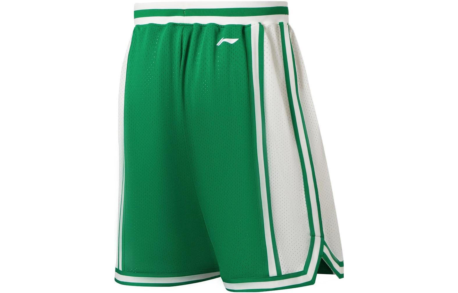 Li Ning Sports Basketball Collection Basketball Shorts Men’s Turquoise Green