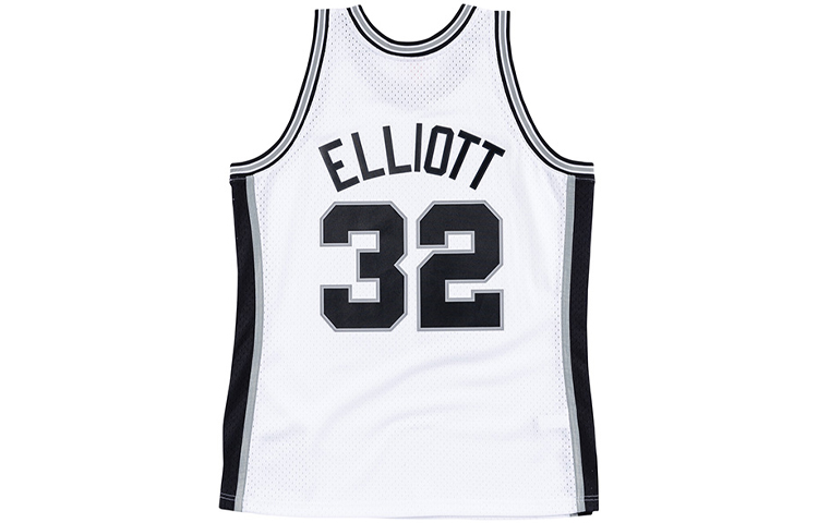 Mitchell Ness Basketball Jerseys Unisex White Moderate Straight Fit