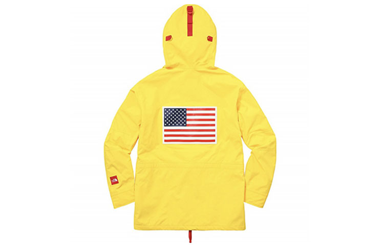 Куртка Supreme x THE NORTH FACE SS17 (желтая) — фото 2