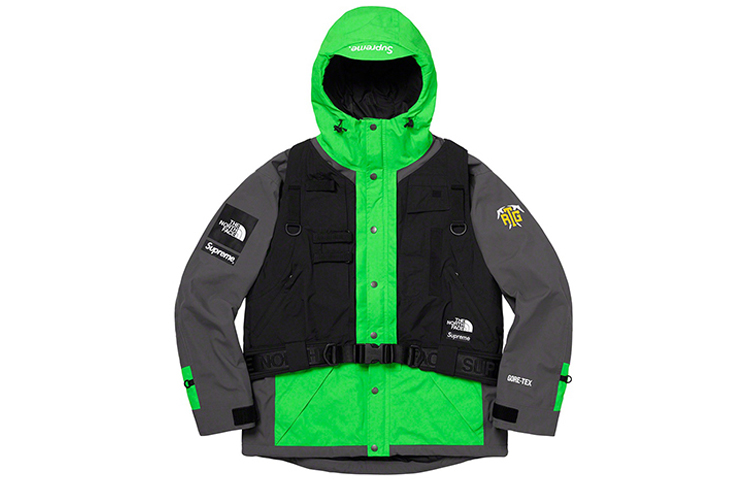 Куртка Supreme x The North Face (зеленый) — фото 2