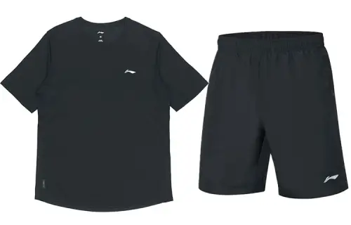 Li Ning Casual Sportswear Men's Crew Neck Moderate