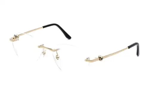 rimless oval glasses