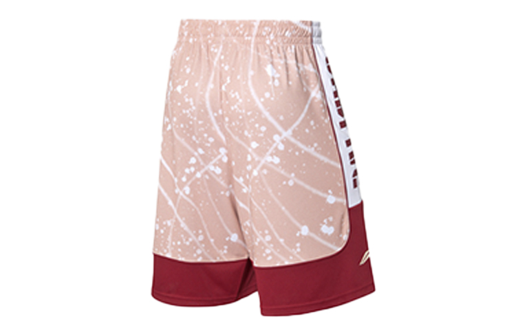 Li Ning Basketball Shorts Men’s Yellow Spot All Over Print