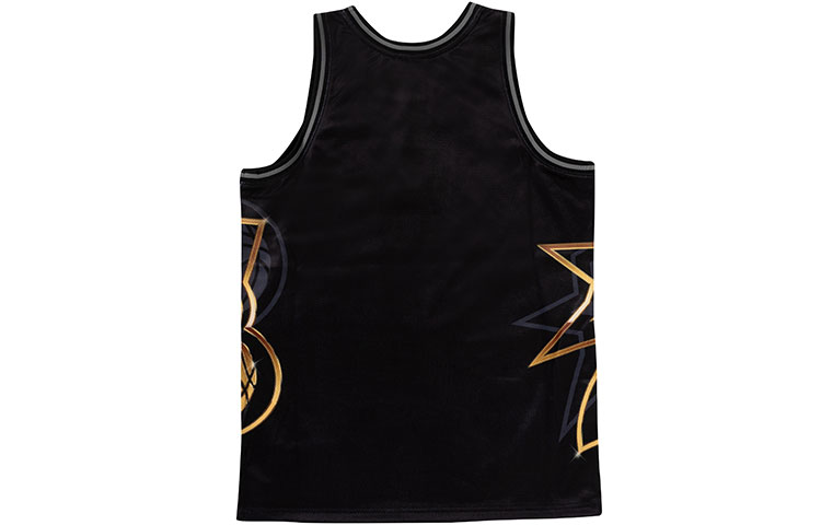 Mitchell Ness x Big Face Basketball Jersey Unisex Black