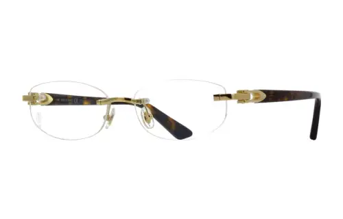 Cartier Prescription Glasses Unisex Tortoiseshell