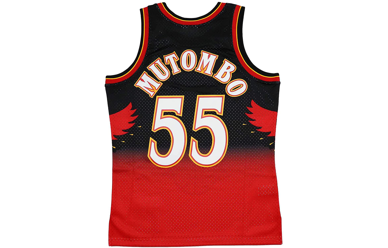 Mitchell & Ness Atlanta Hawks 1996 97 Dikembe Mutombo Swingman Jersey