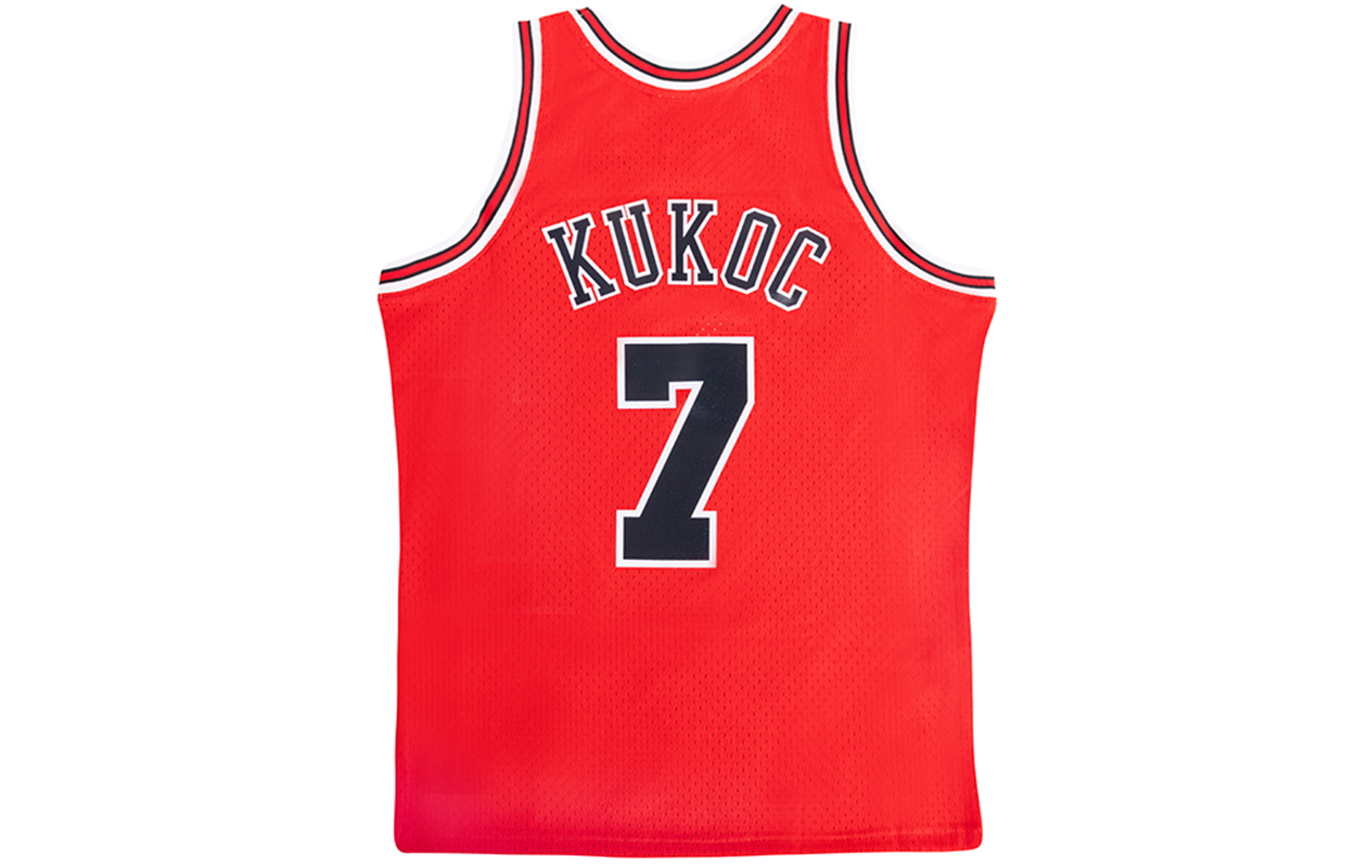 Mitchell Ness Basketball Jersey Men’s Orange Red