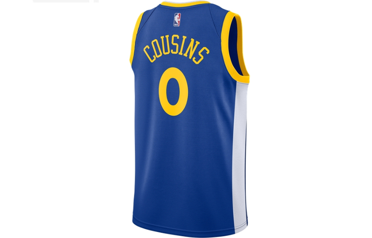 Мужские футболка Nike Icon Edition NBA Cousins SW (синяя) — фото 2