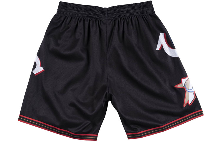Mitchell Ness Basketball Shorts Men’s Black Moderate Straight Fit Pants