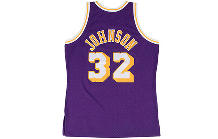 Mitchell & Ness Los Angeles Lakers Road 1984 85 Magic Johnson Swingman Jersey