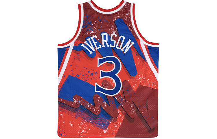 Mitchell Ness x Nba 76ers 1996 Allen Iverson Hyper Hoops Swingman tank top