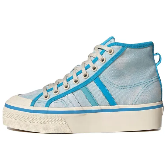 Adidas Originals Nizza Platform Mid Parley Almost Blue Women's