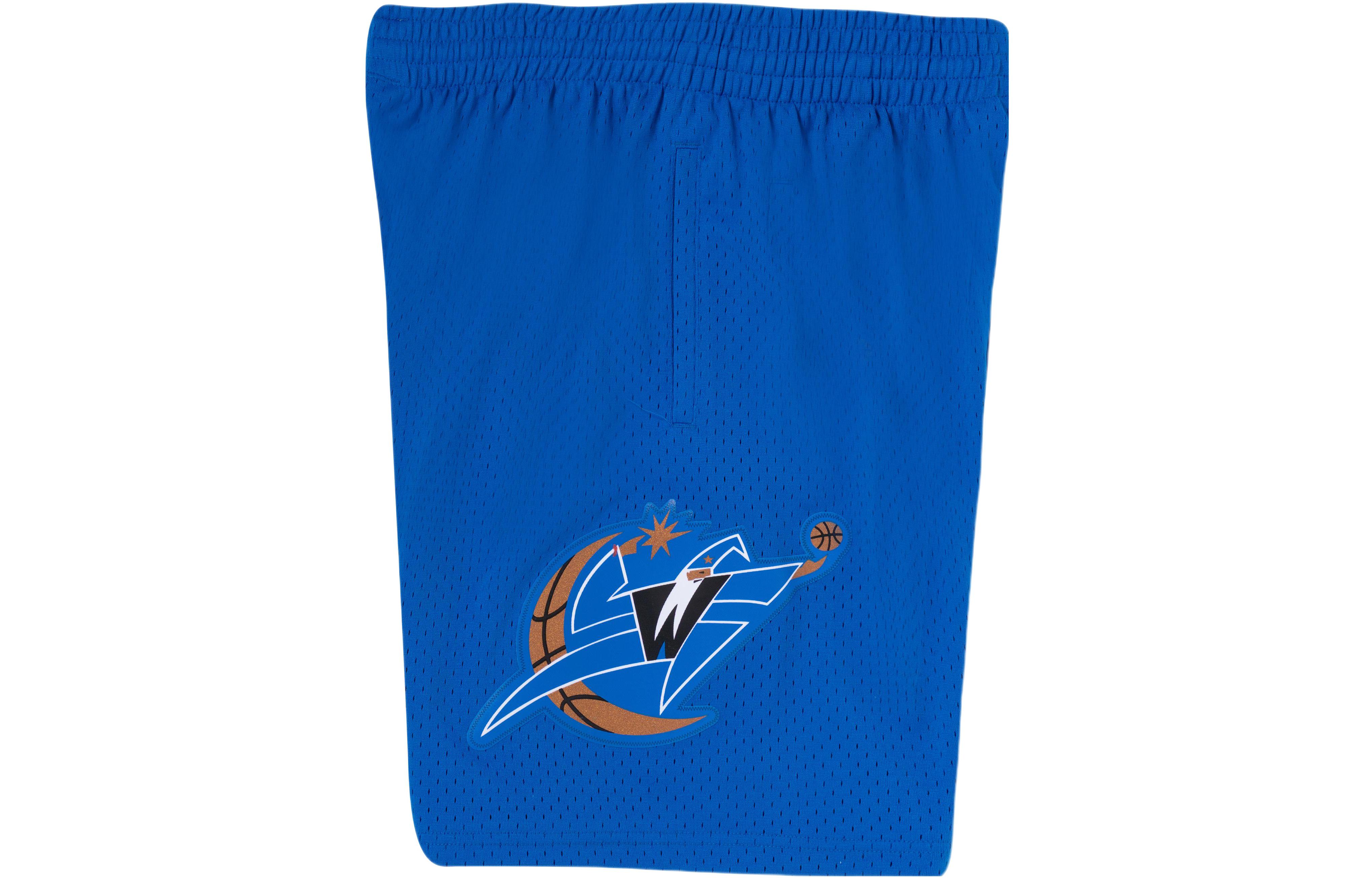 Mitchell Ness Basketball Shorts Men’s Blue Moderate Straight Fit Pants