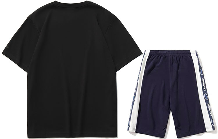 Li Ning Casual Sportswear Men’s Crew Neck Moderate
