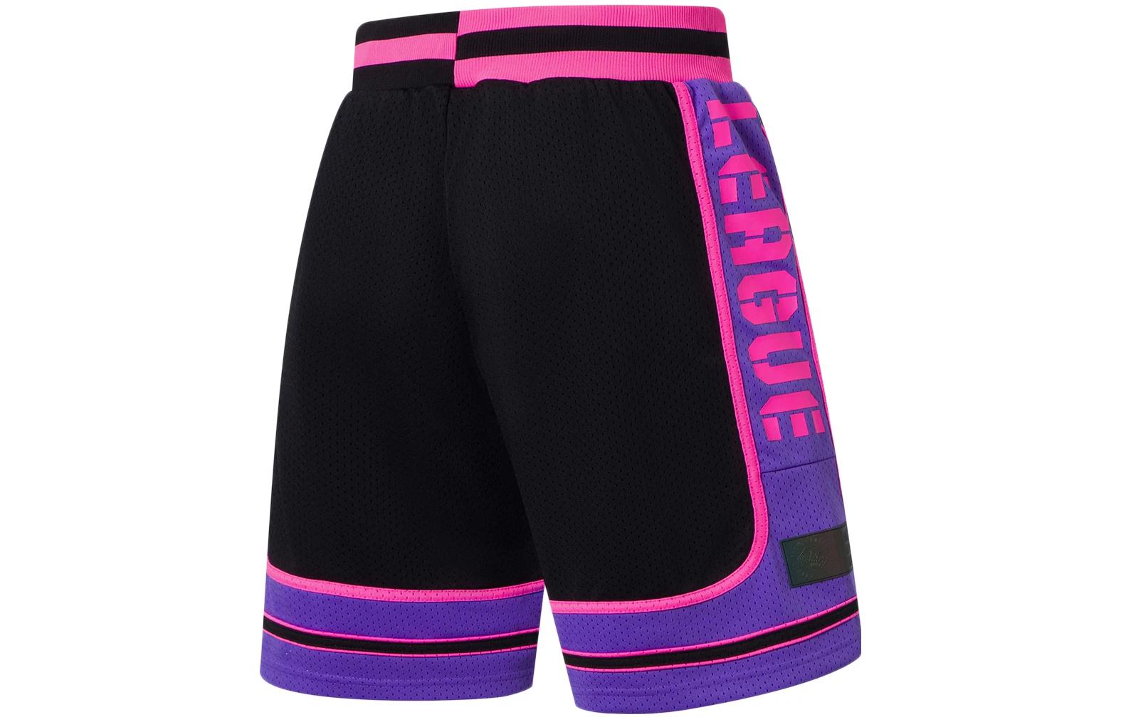 Li Ning Basketball Shorts Men’s Black Moderate Straight Fit Pants