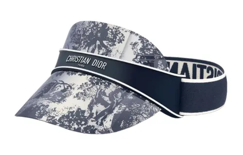 DIOR Patterned Print Sun Protection Hats Women's Blue