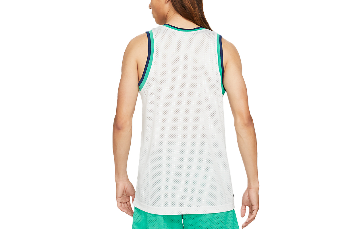 Nike Basketball Jerseys Men’s White Moderate Straight Fit