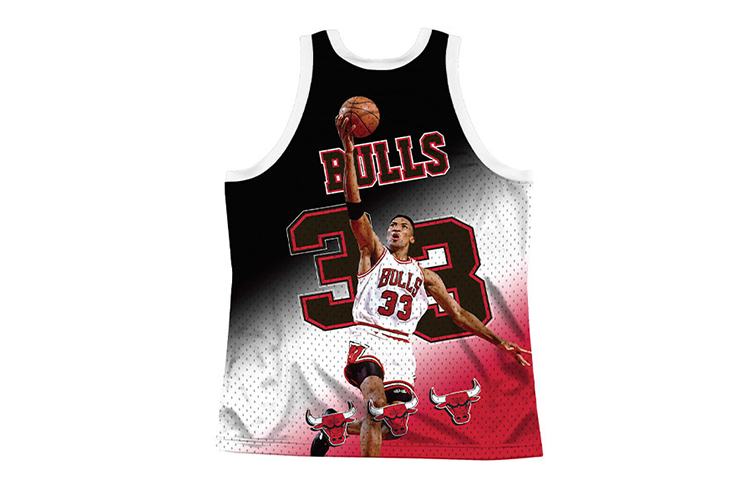 Mitchell Ness Basketball Jersey Unisex Red