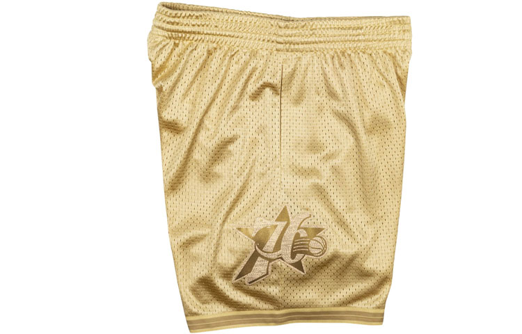 Mitchell Ness Basketball Shorts Men’s Gold Moderate Other