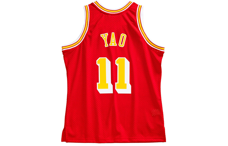 Mitchell Ness Basketball Jerseys Unisex Red Moderate Bib & Brace