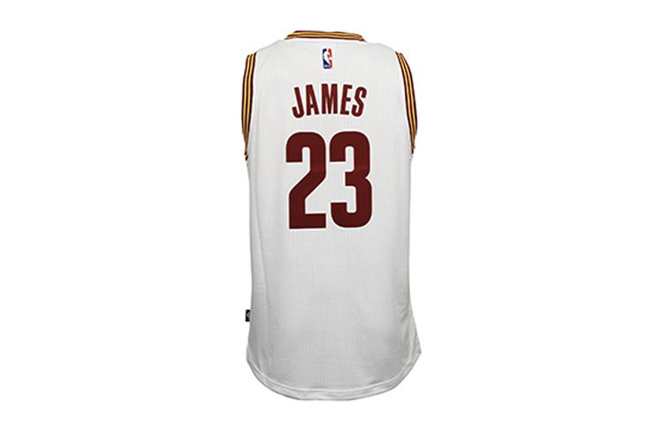 Adidas NBA Jersey Cleveland James Cleveland Cavalier Swingman Basketball Jersey Men’s White