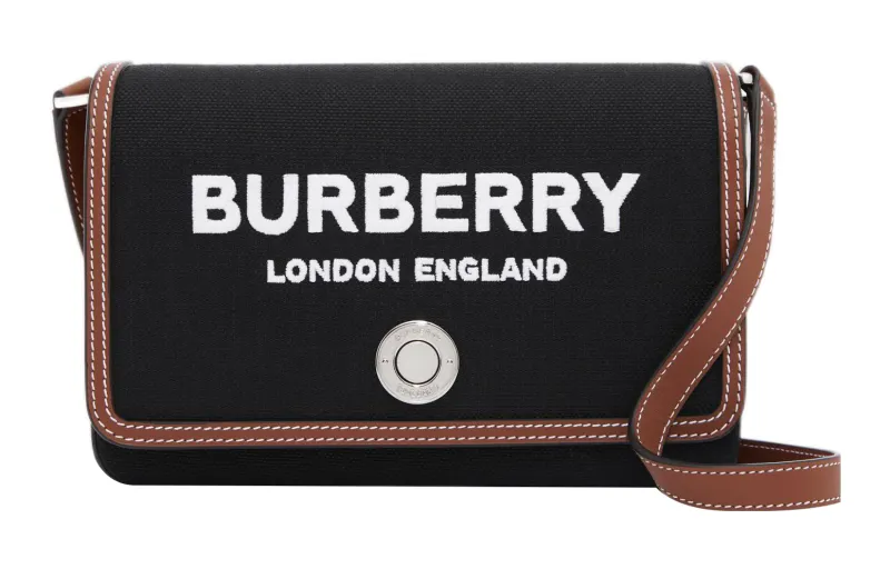 Burberry Note Small Logo-print Crossbody Bag
