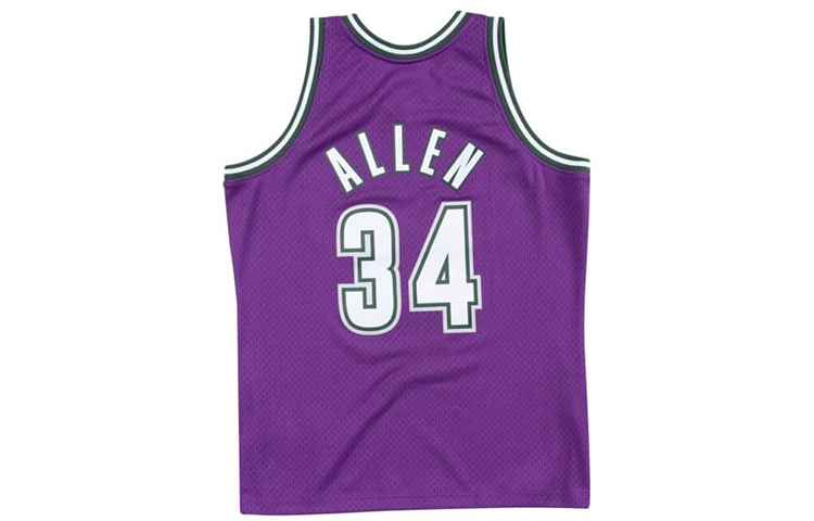 Mitchell & Ness Milwaukee Bucks Road 2000 01 Ray Allen Swingman Jersey