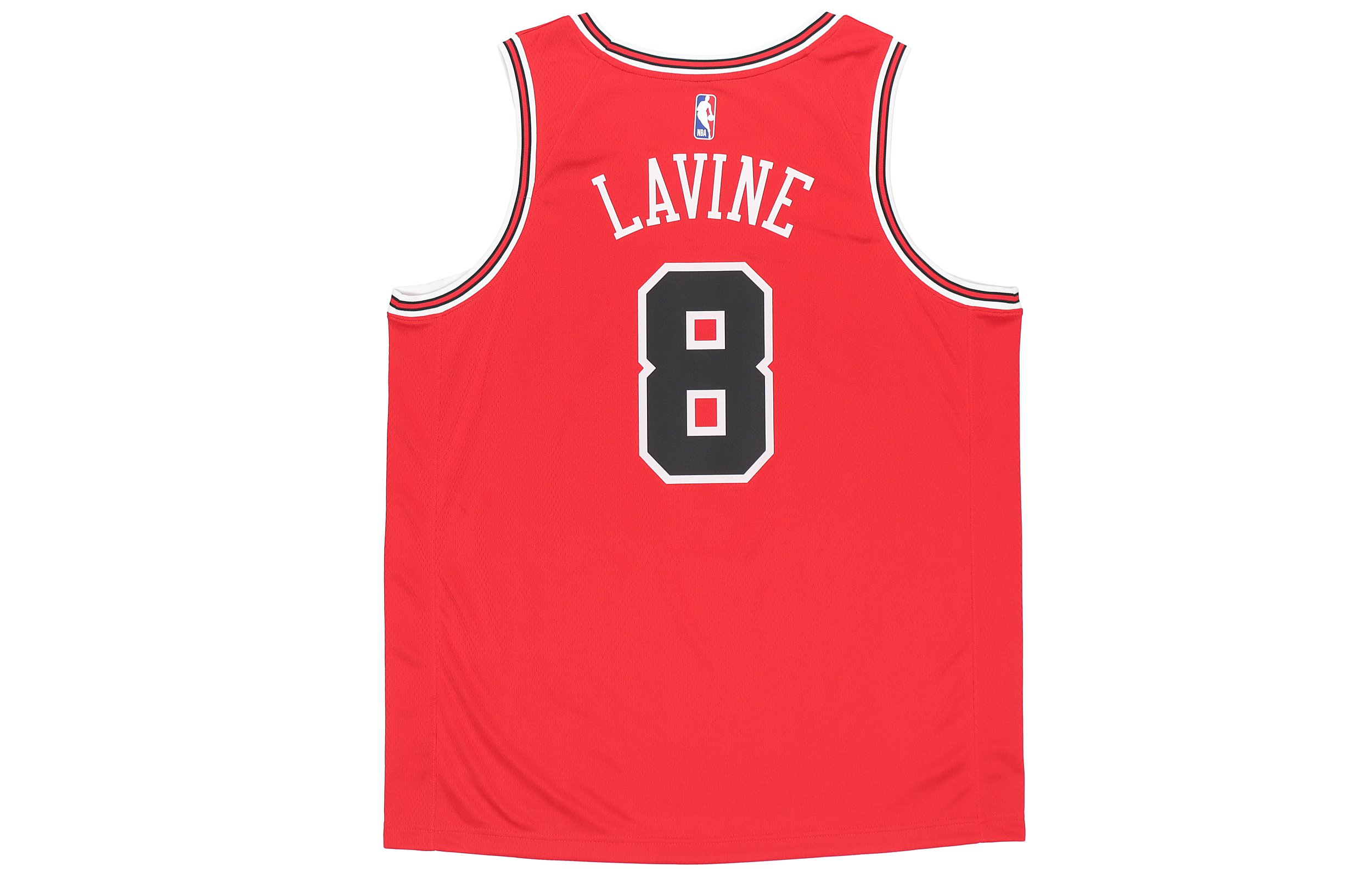 Мужская майка Nike NBA SW Chicago Bulls Zach LaVine (красная) — фото 2