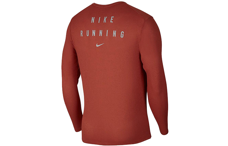 Nike Running T Shirts Men’s Orange Moderate