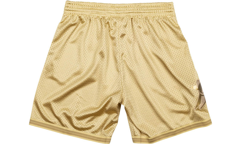 Mitchell Ness Basketball Shorts Men’s Gold Moderate Other