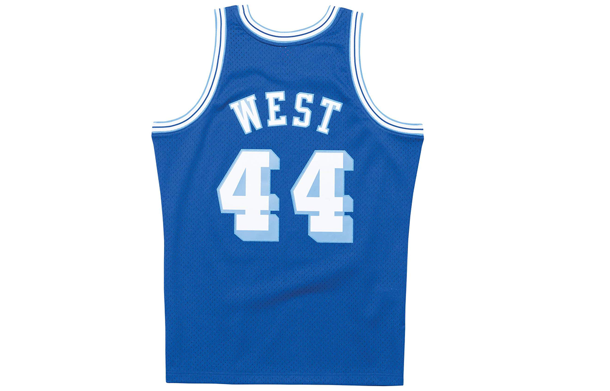 Mitchell Ness «NBA 1960 Los Angeles Lakers Jerry West» Swingman jersey top