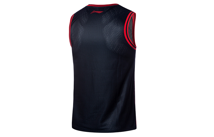 Li Ning Sports Basketball Collection Basketball Jerseys Men’s New Standard Black Moderate Bib & Brace